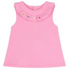 طقم شورت باللون الأبيض و الوردي للبنات (عبوة من قطعتين), 3, hi-res