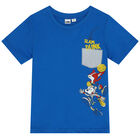 طقم شورت أولاد باللون الازرق والكحلى, 3, hi-res