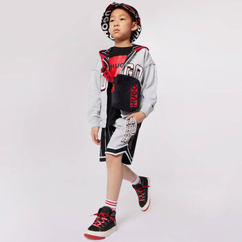 Boys Black Logo T-Shirt