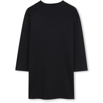 Girls Black Logo Bag Dress