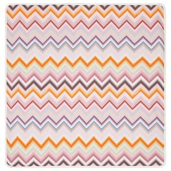 Baby Girls Pink Zig Zag Baby Blanket