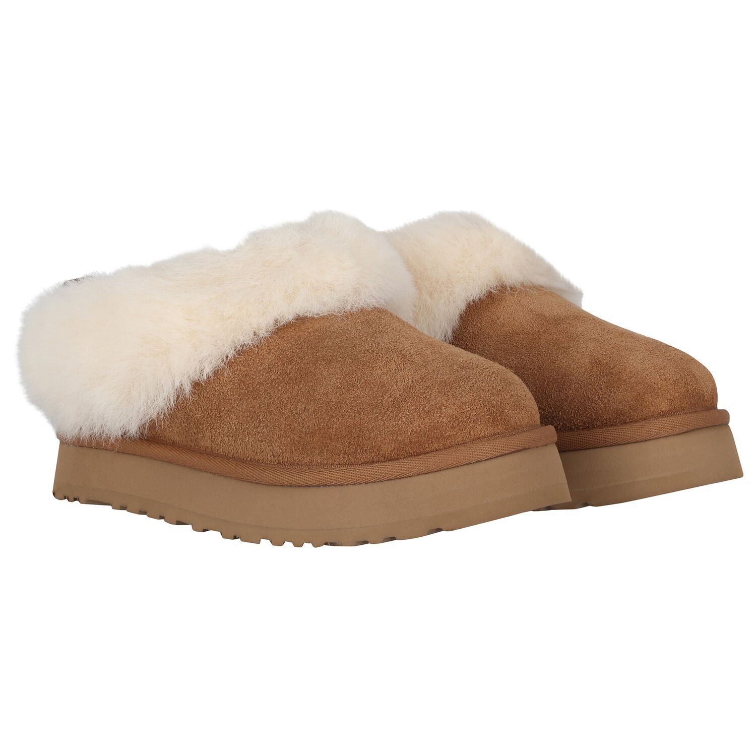 Girls Beige Tazzelle Suede Mules, 1, hi-res