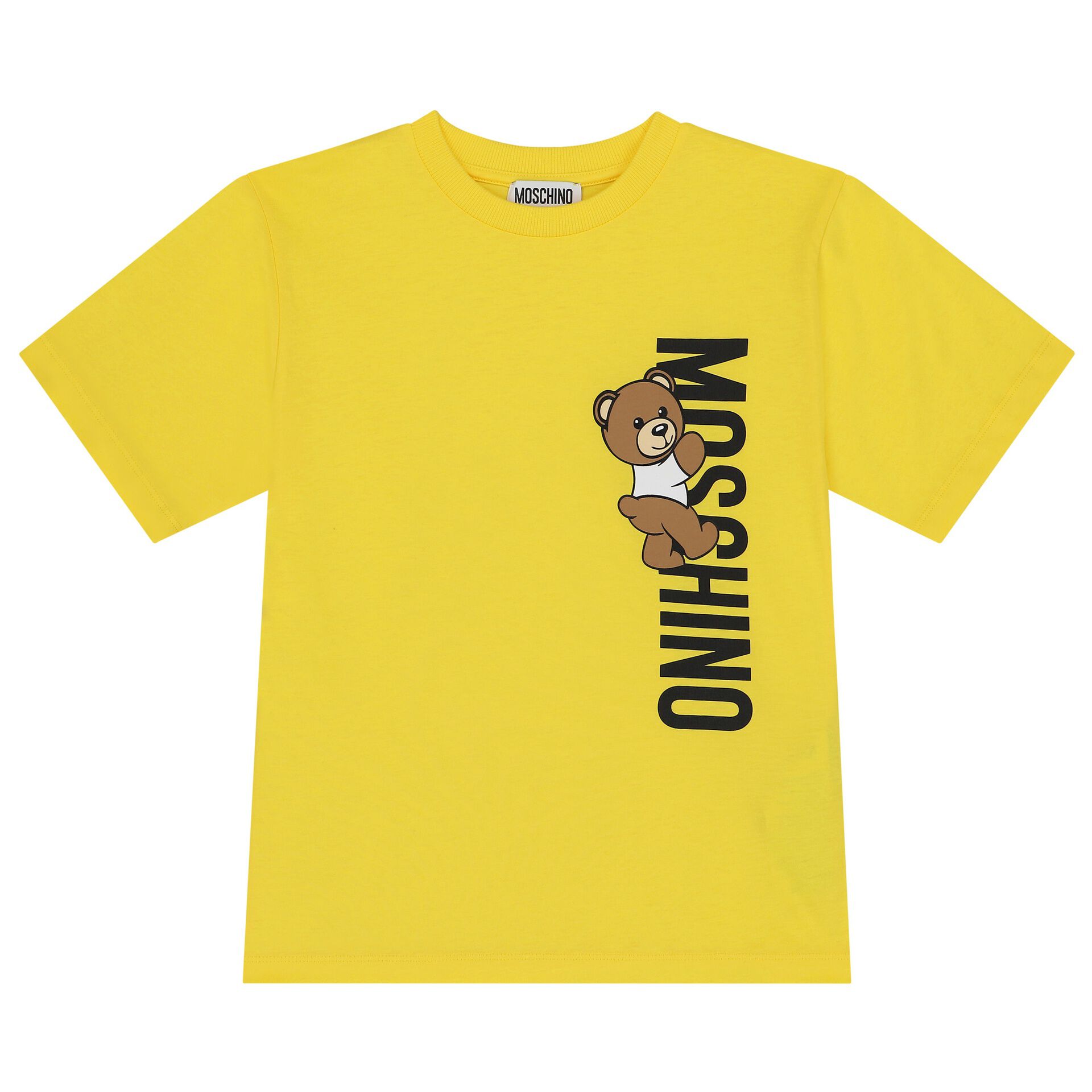 Yellow store moschino shirt