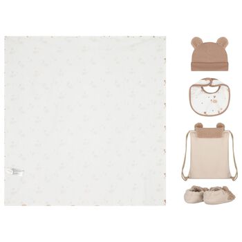 Ivory & Beige Teddy Bear Gift Set