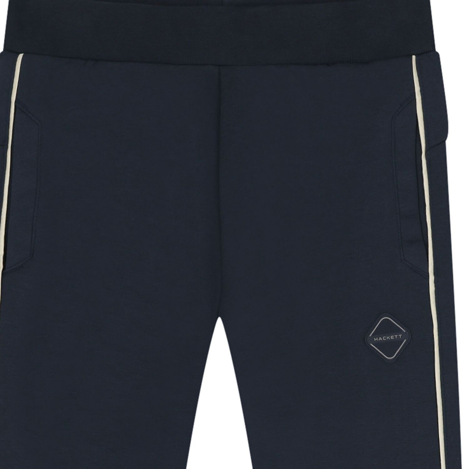 Boys Navy Blue Logo Joggers, 1, hi-res