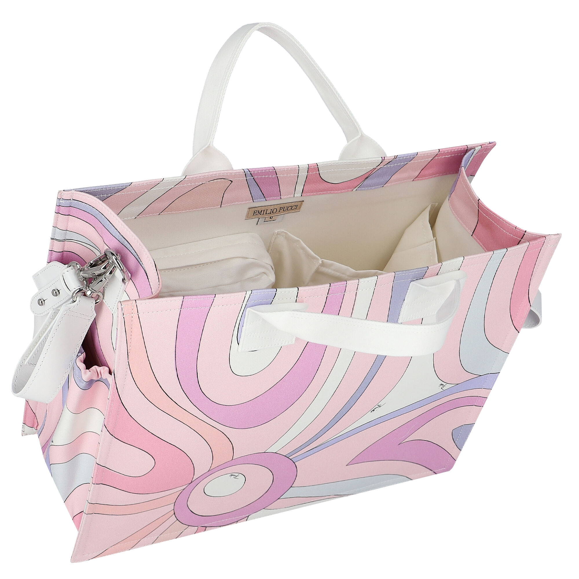 Emilio Pucci Pink Marmo Baby Changing Bag | Junior Couture