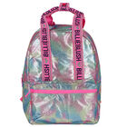 Girls Multi-Colored Glitter Logo Backpack, 1, hi-res