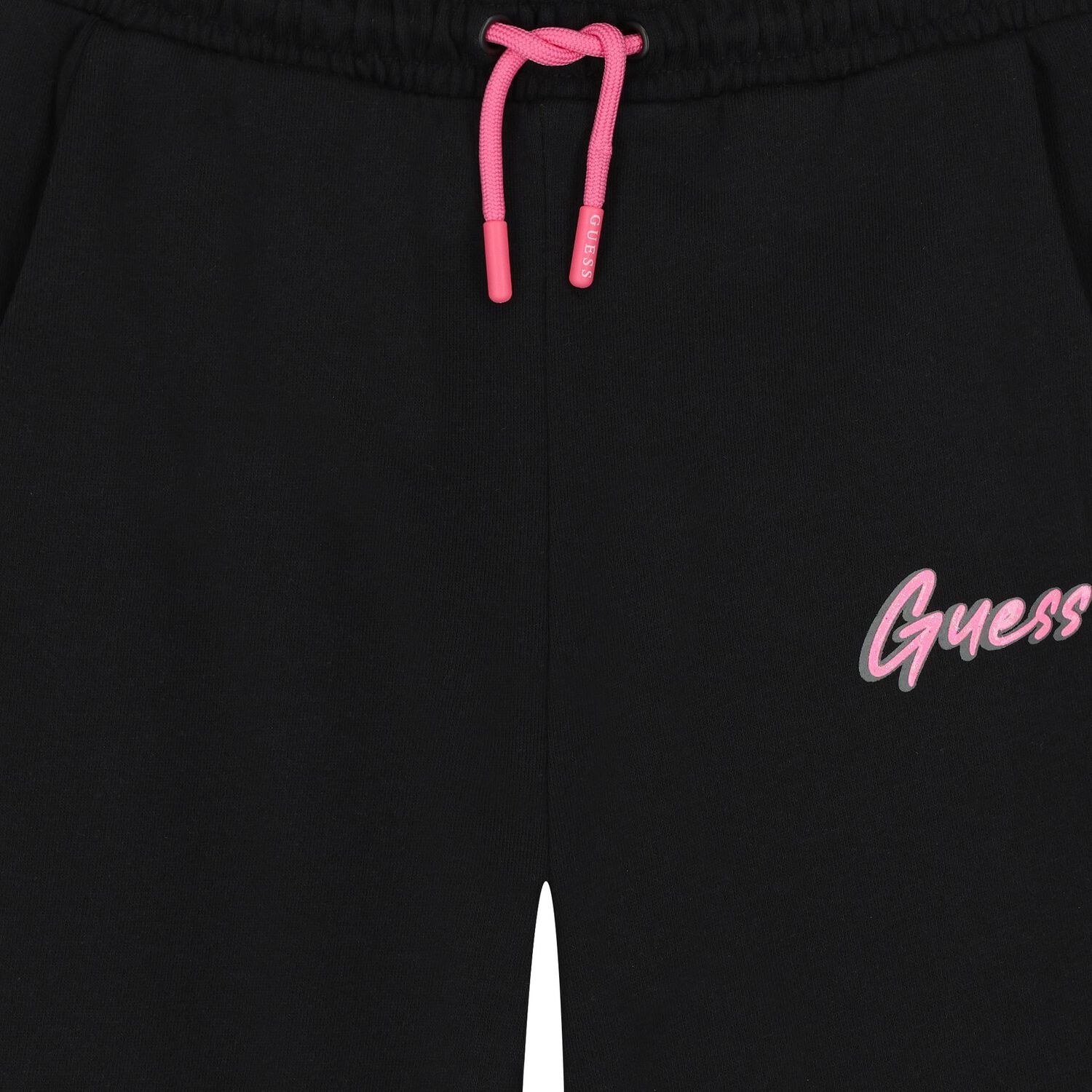 Girls Black Logo Trousers, 1, hi-res image number null