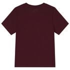 Boys Burgundy Logo T-Shirt, 1, hi-res