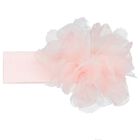 Baby Girls Pink Flower Headband, 1, hi-res