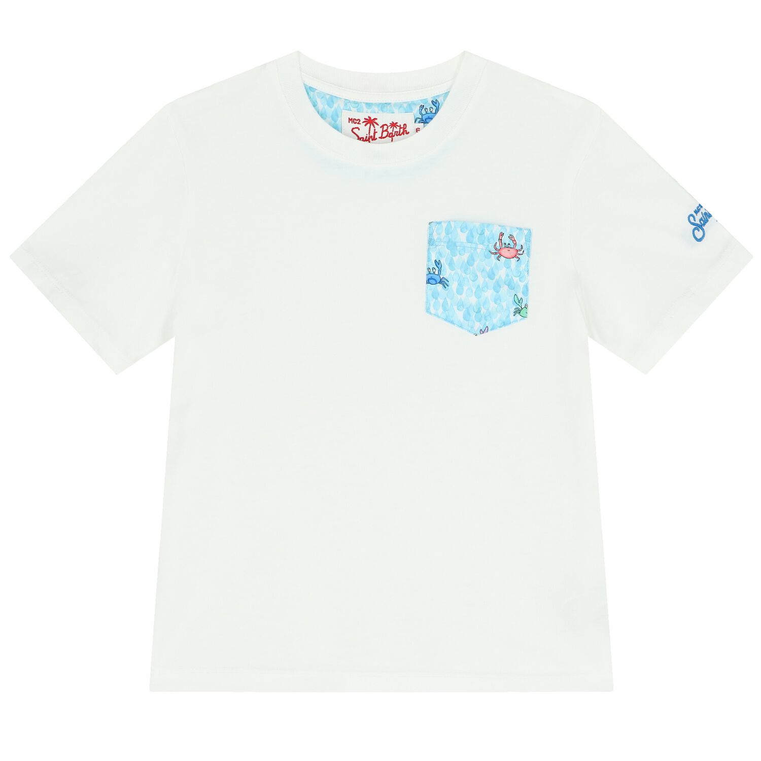 Boys White Logo T-Shirt, 1, hi-res image number null