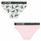 Girls White & Pink Bikini Brief (2 Pack), 3, hi-res