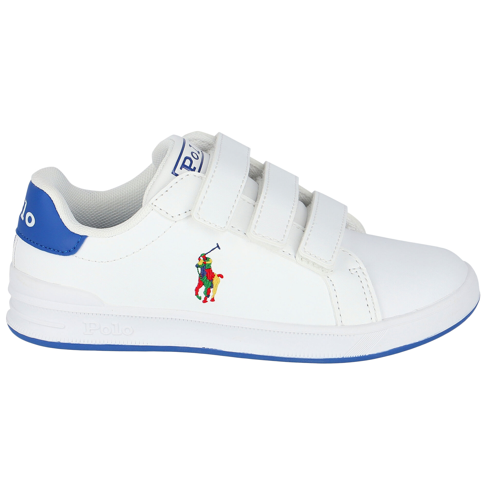 Ralph Lauren Boys White Logo Trainers Junior Couture Bahrain