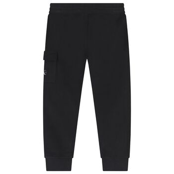 Boys Black Logo Joggers 