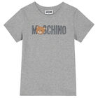 Grey Teddy Logo T-Shirt, 5, hi-res