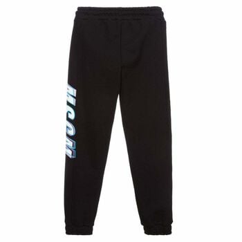 Boys Black Logo Joggers