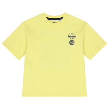 Boys Yellow Logo T-Shirt