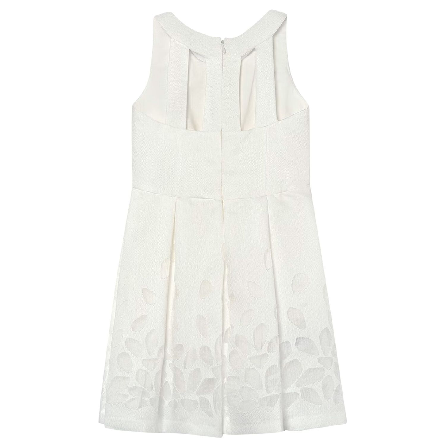 Girls Ivory Dress, 1, hi-res