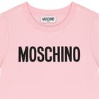 Girls Pink Logo T-Shirt, 3, hi-res