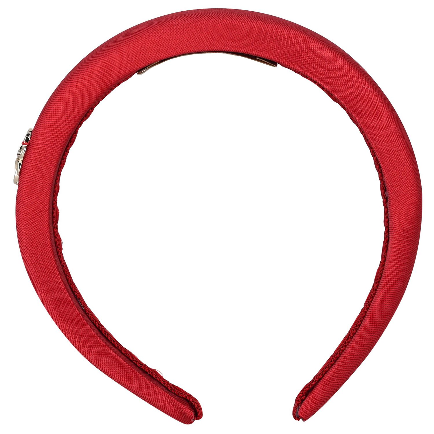 Girls Red Padded Headband, 3, hi-res