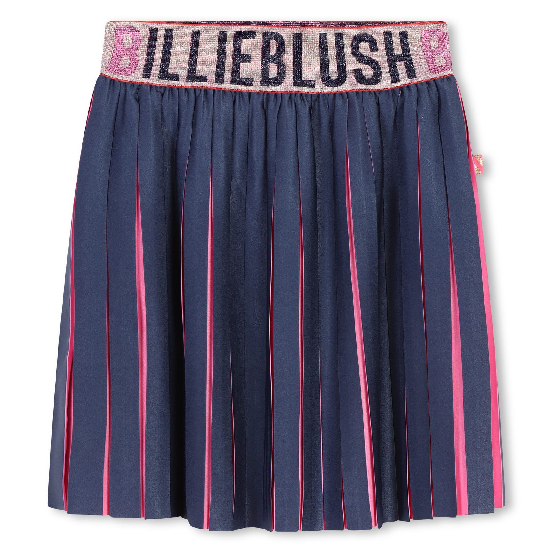 Pink navy pleated skirt store