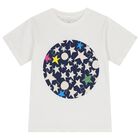 Girls White Logo T-Shirt, 1, hi-res