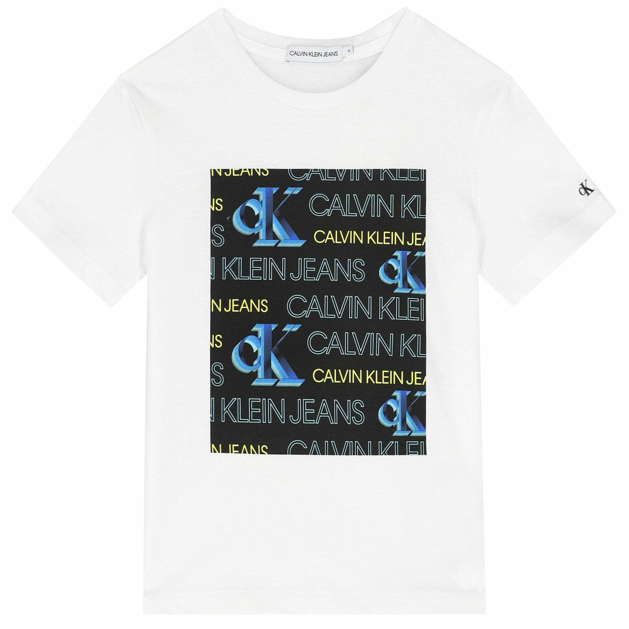 Boys calvin klein tshirt 2025