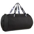 Black Logo Duffle Bag, 1, hi-res