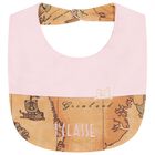 Baby Girls Pink & Beige Geo Map Babygrow Gift Set, 2, hi-res