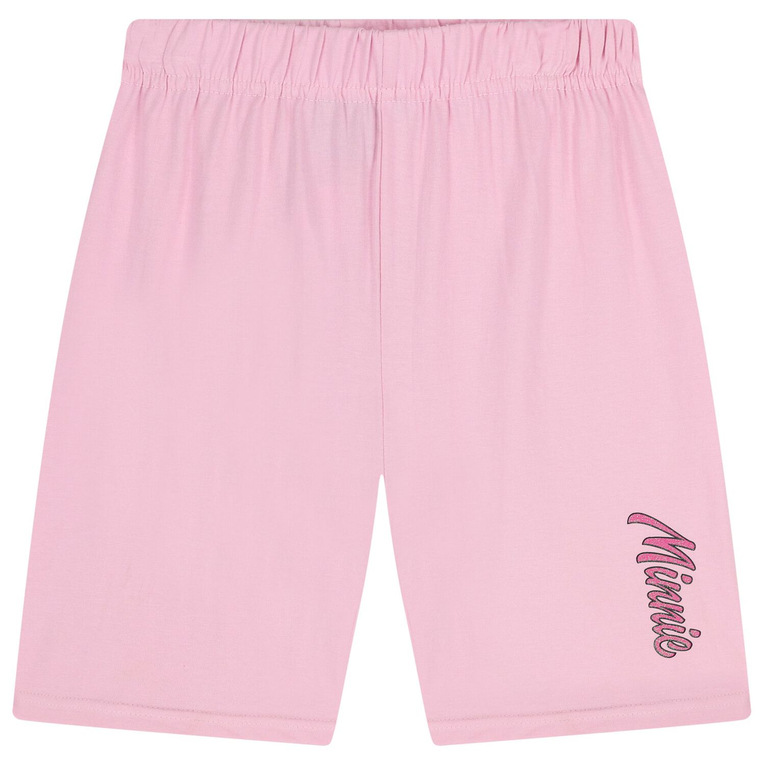 Girls Pink Minnie Mouse Shorts Set, 1, hi-res