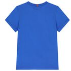 Boys Blue Logo T-Shirt, 2, hi-res