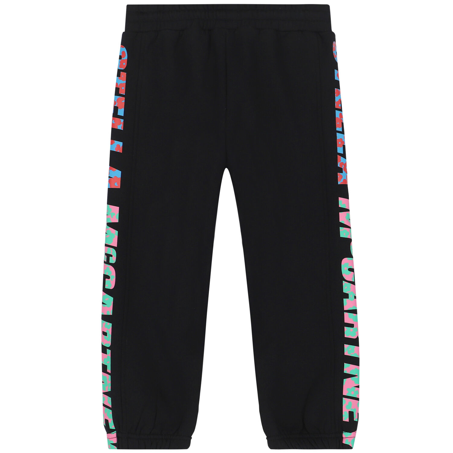 Girls Black Logo Joggers, 1, hi-res image number null