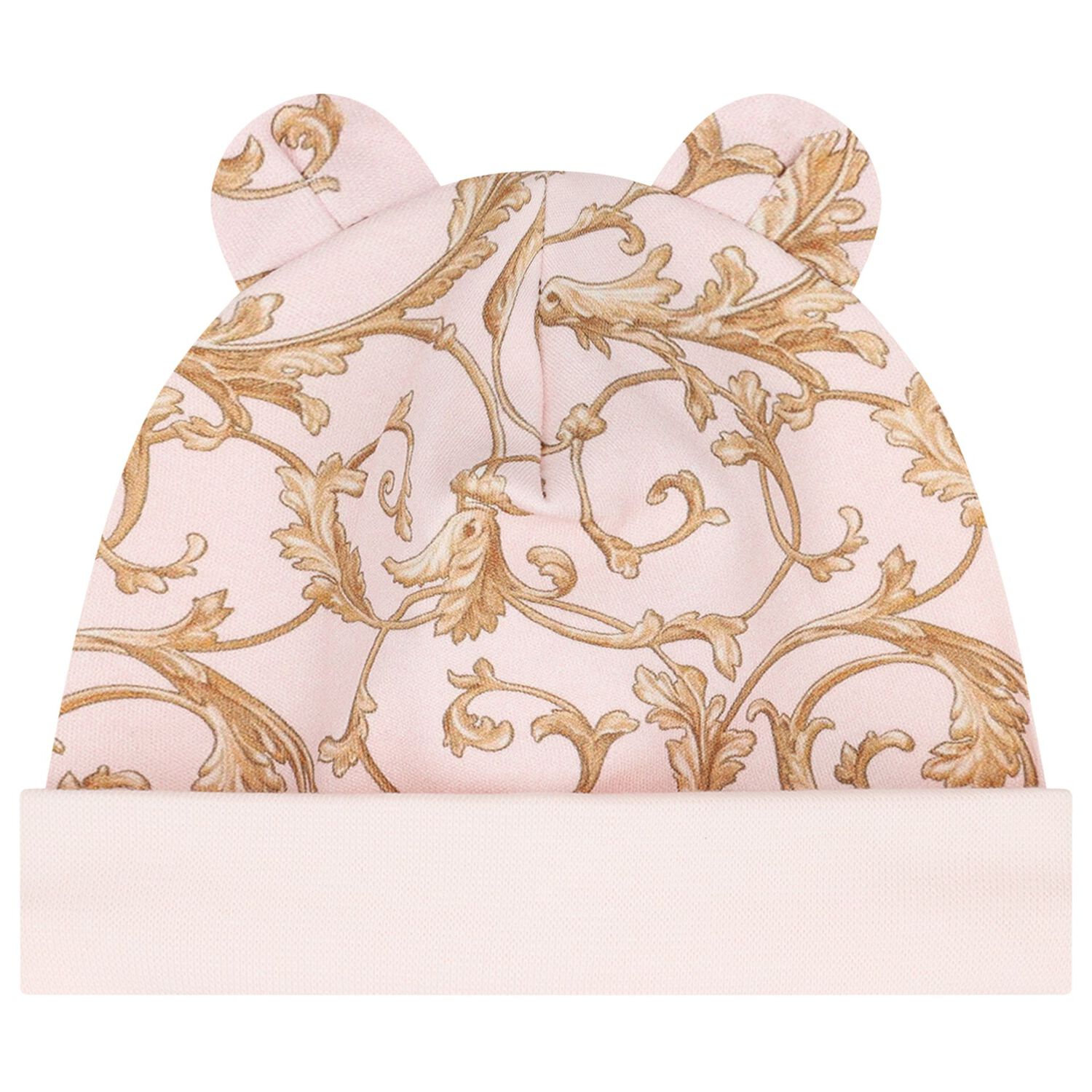 Baby Girls Pink & Gold Babygrow Gift Set (3 Piece), 2, hi-res
