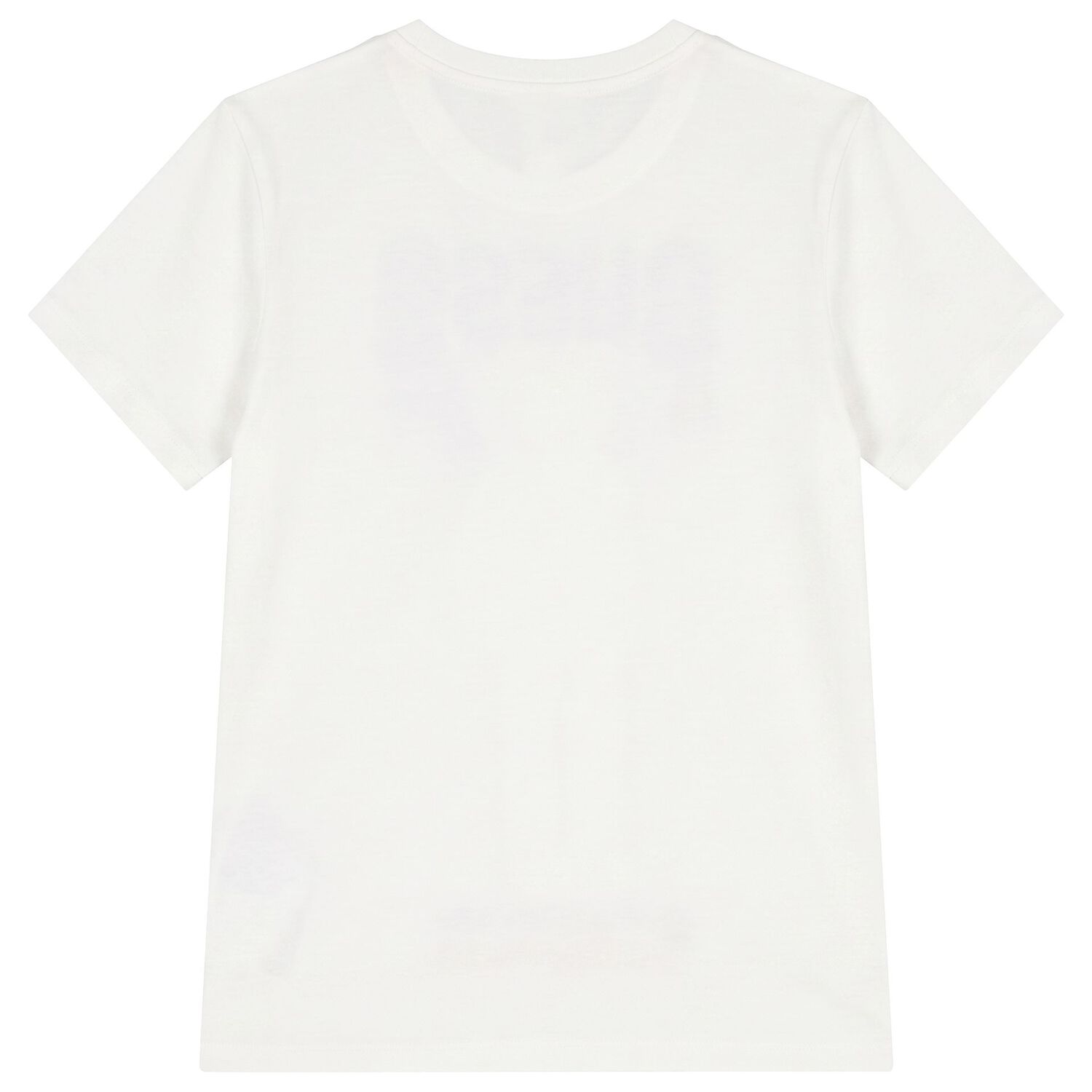 Boys White Teddy Bear Logo T-Shirt, 1, hi-res