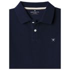 Boys Navy Blue Logo Polo Shirt, 1, hi-res