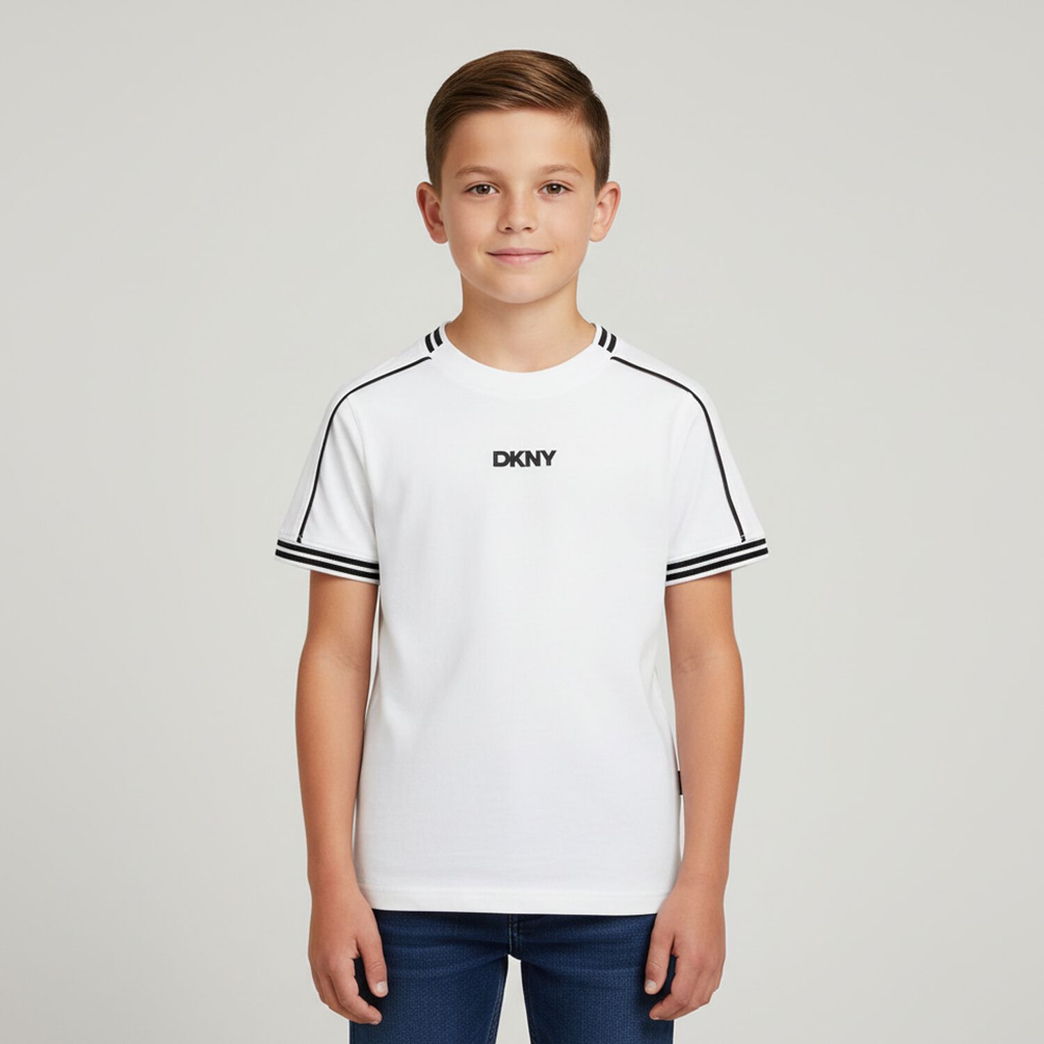 White Logo T-Shirt, 2, hi-res