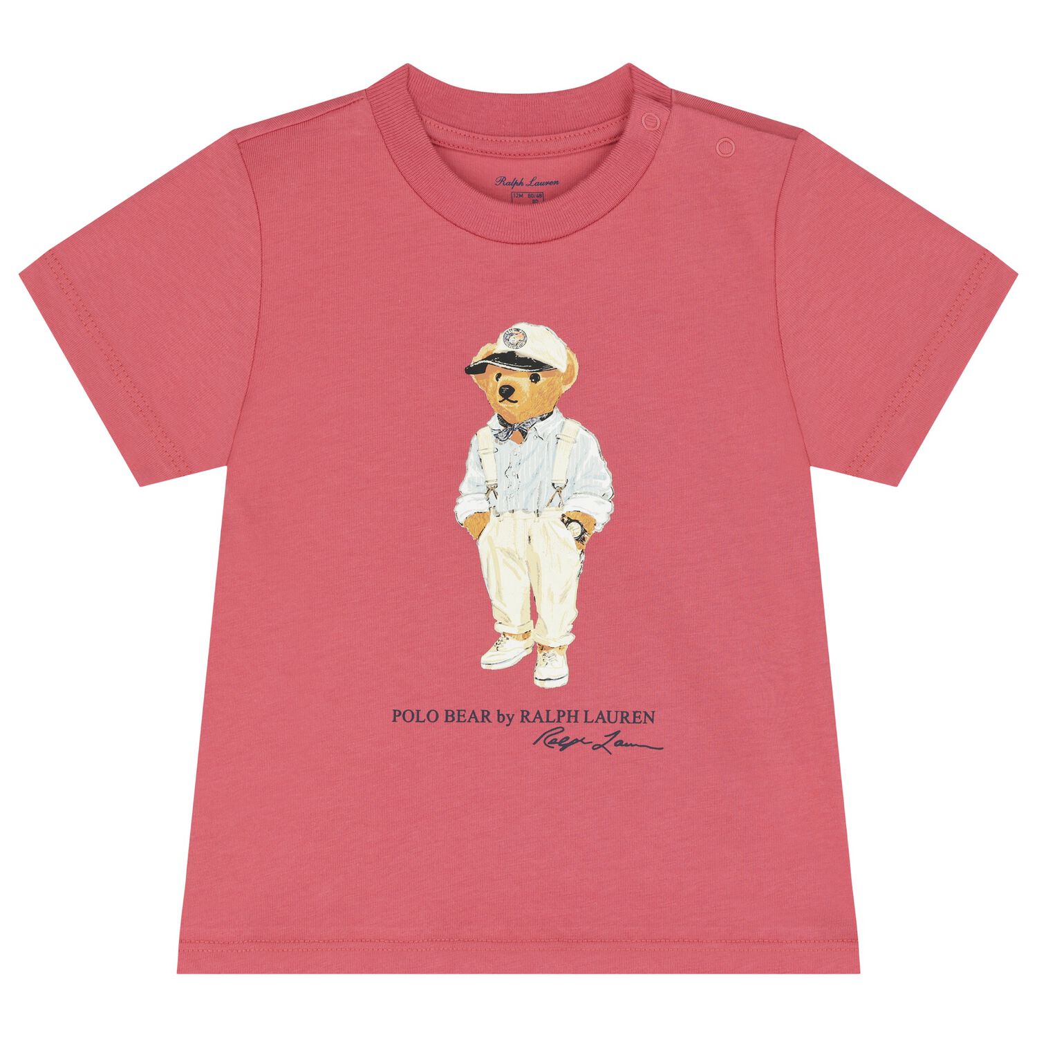 Ralph Lauren Younger Boys Red Polo Bear T-Shirt | Junior Couture USA