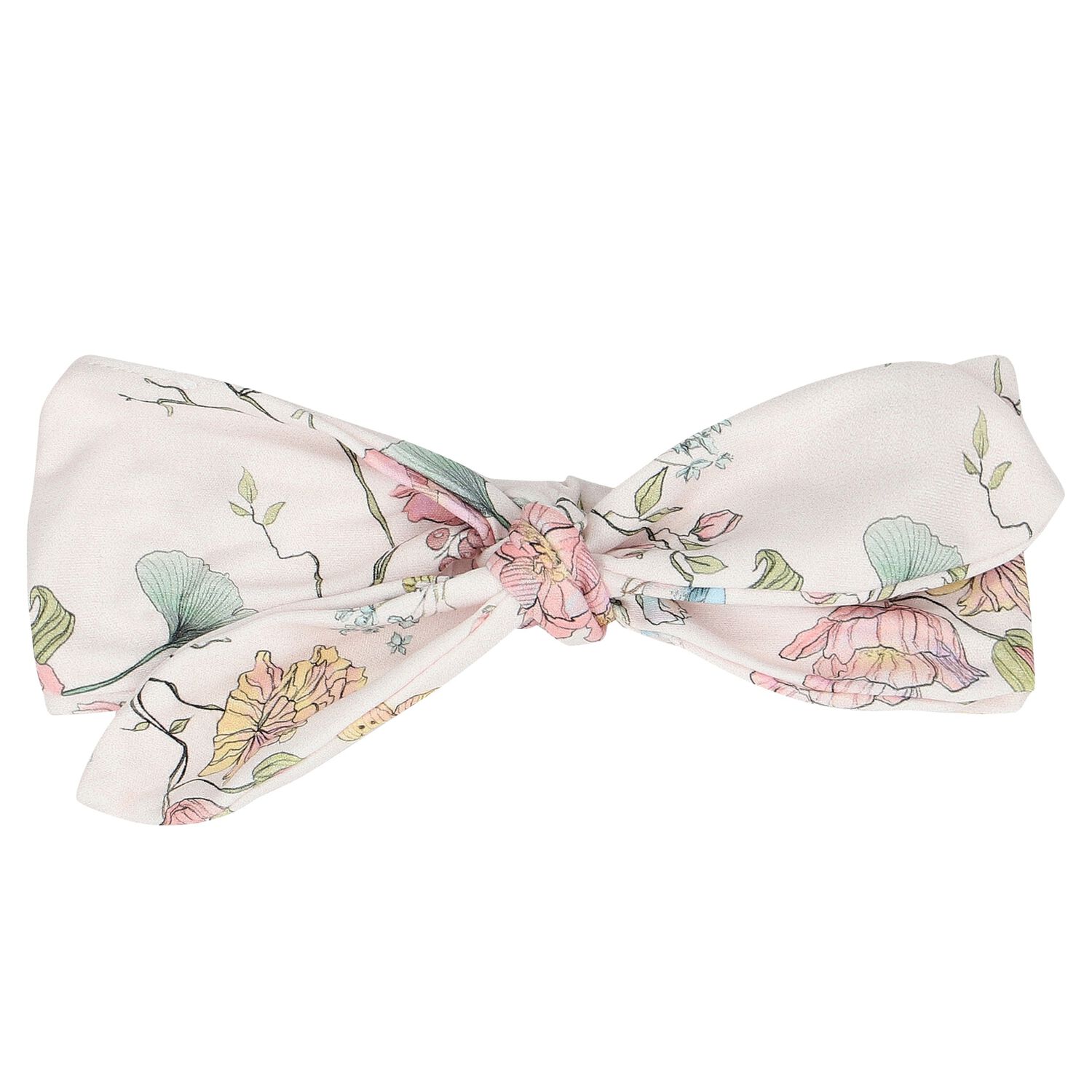Baby Girls Pink Floral Headband, 1, hi-res