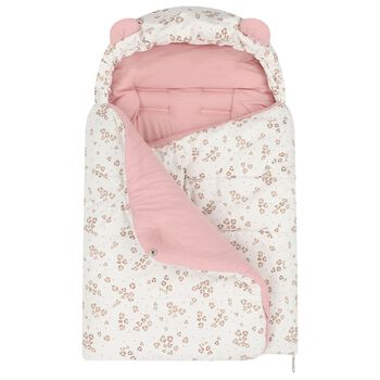 Baby Girls Ivory & Pink Nest