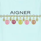 Girls Aqua Logo Dress, 2, hi-res