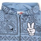 Blue Bandana Disney Hooded Zip Up Top, 1, hi-res
