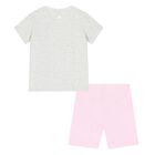 Younger Girls Grey & Pink Minnie Mouse Disney Shorts Set, 1, hi-res