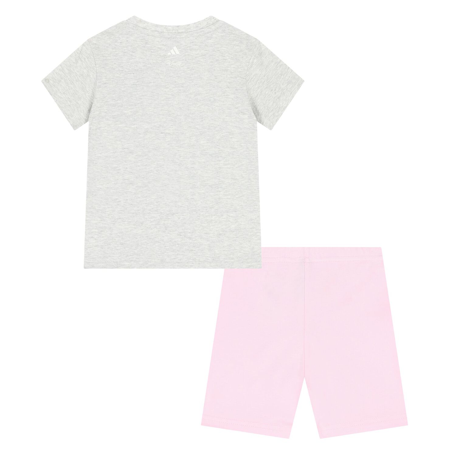 Younger Girls Grey & Pink Minnie Mouse Disney Shorts Set, 1, hi-res