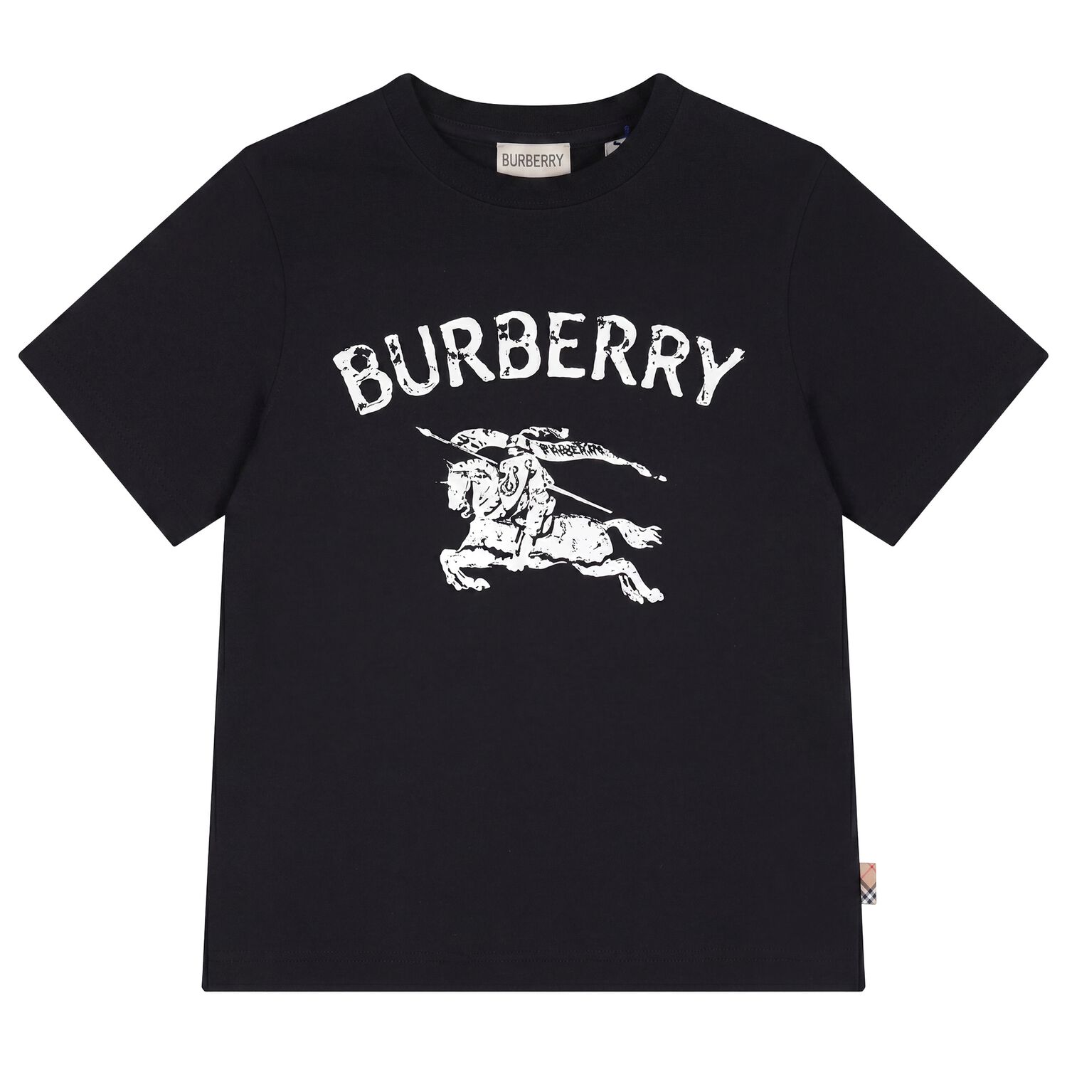 Boys Black EKD Logo T-Shirt, 1, hi-res