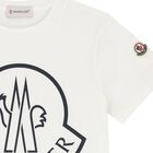Boys Ivory Logo T-Shirt, 1, hi-res