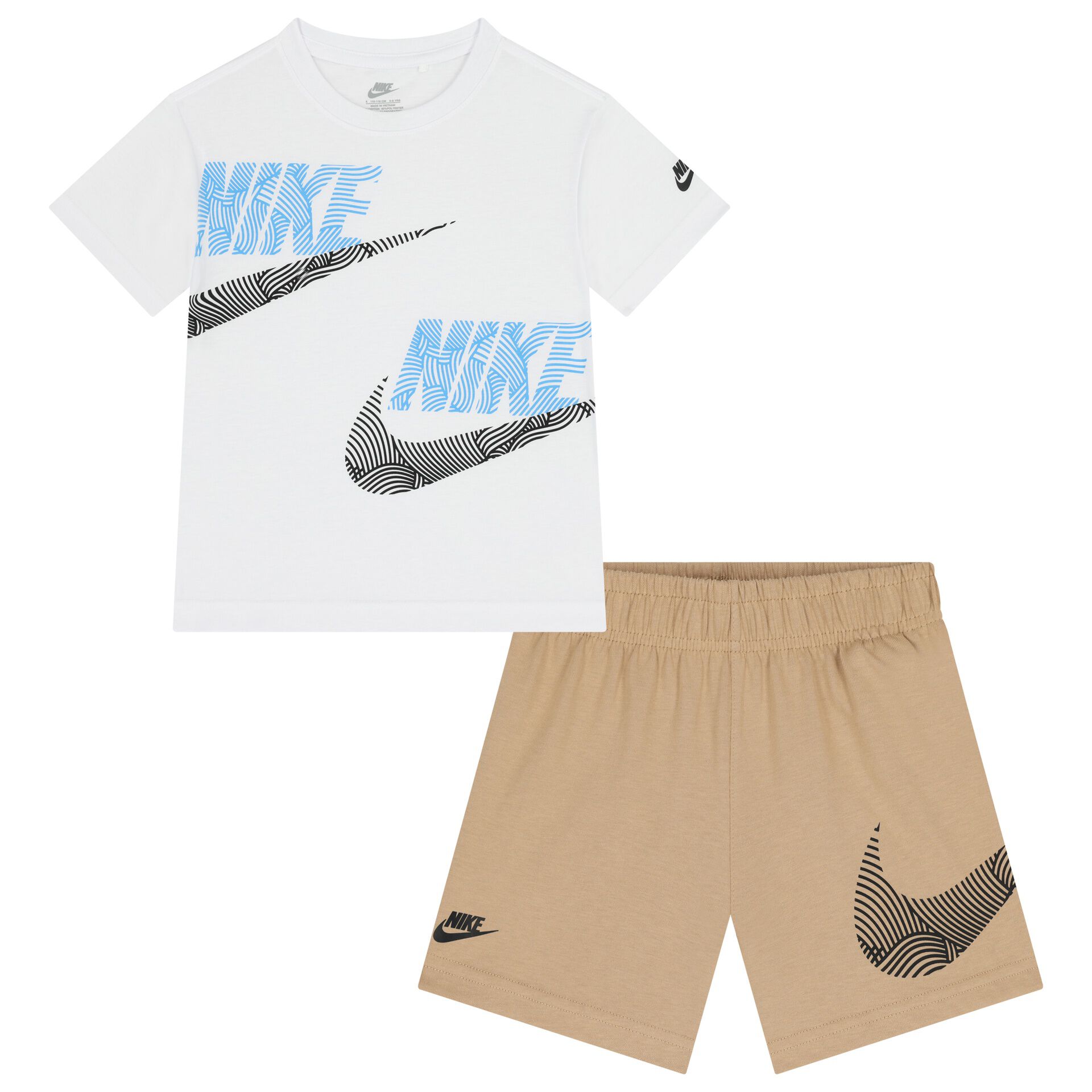 nike sporty shorts set