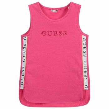 Girls Pink Logo Top