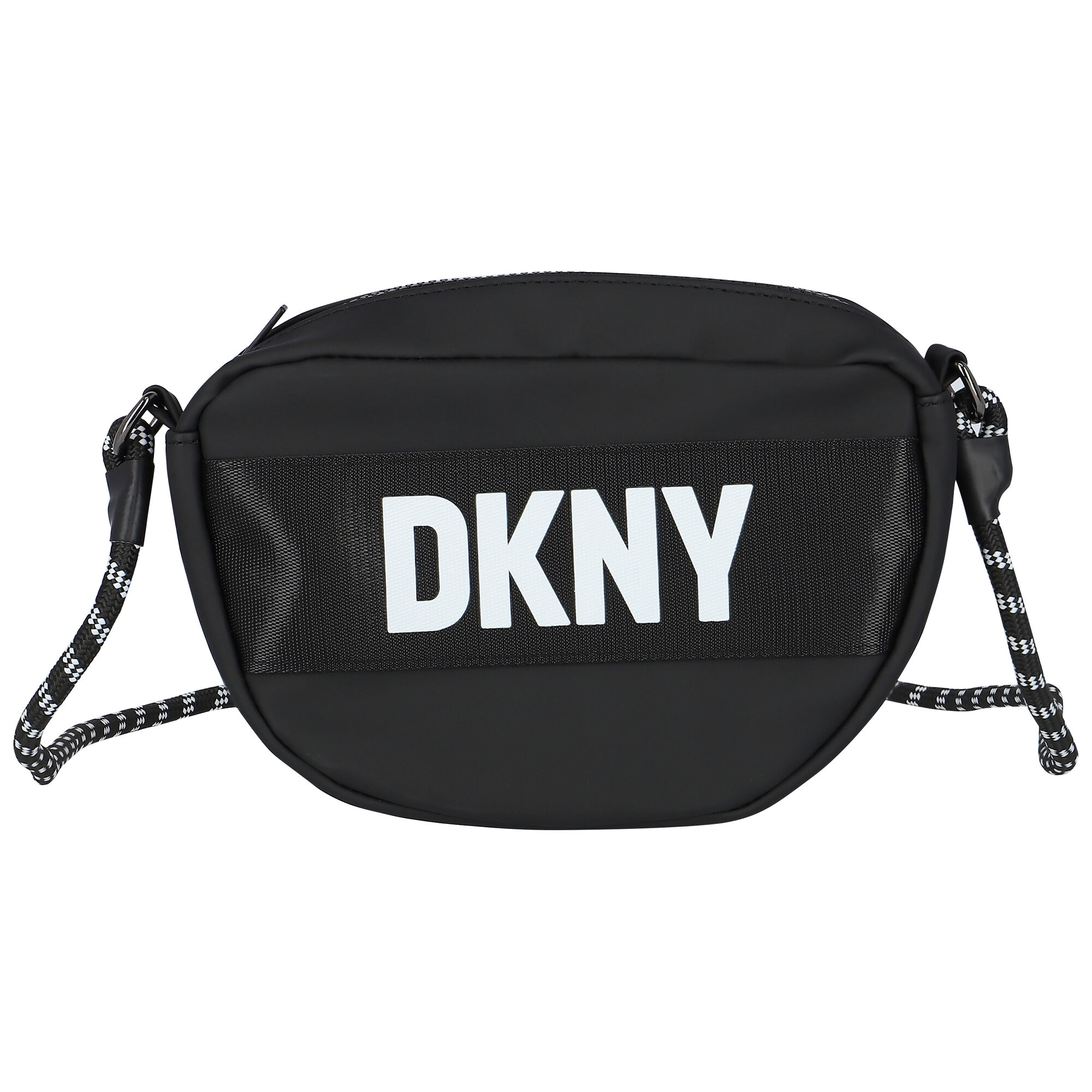 DKNY Girls Black Logo Crossbody Bag Junior Couture