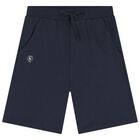 Boys Yellow & Navy Blue Shorts Set, 1, hi-res