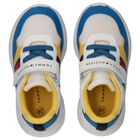 Boys Multi-Coloured Logo Trainers, 2, hi-res